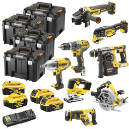 Набор из восьми инструментов аккумуляторных DeWALT DCK865P4T DCK865P4T