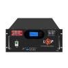 Аккумулятор LP LiFePO4 51,2V - 120 Ah 6000Wh (Smart BMS 100A) с LCD RM AB RS485/CAN - Изображение 2