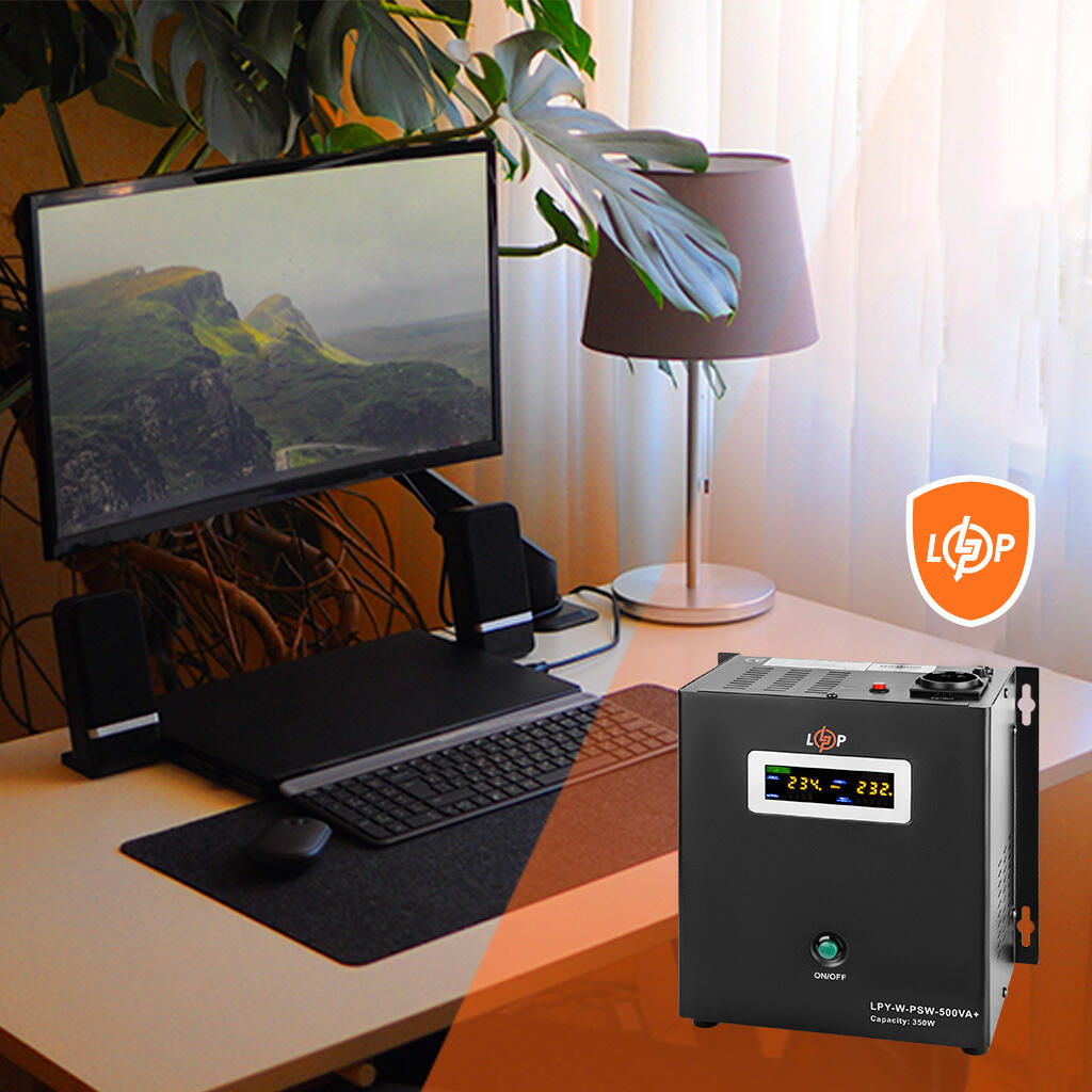 ИБП с правильной синусоидой 12V LPY-W-PSW-500VA+(350Вт)5A/10A - Изображение 8