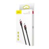 Кабель Baseus Cafule Type-C to Type-C PD2.0 60W 20V 3A 1M Черный/Красный (CATKLF-G91) - Изображение 7