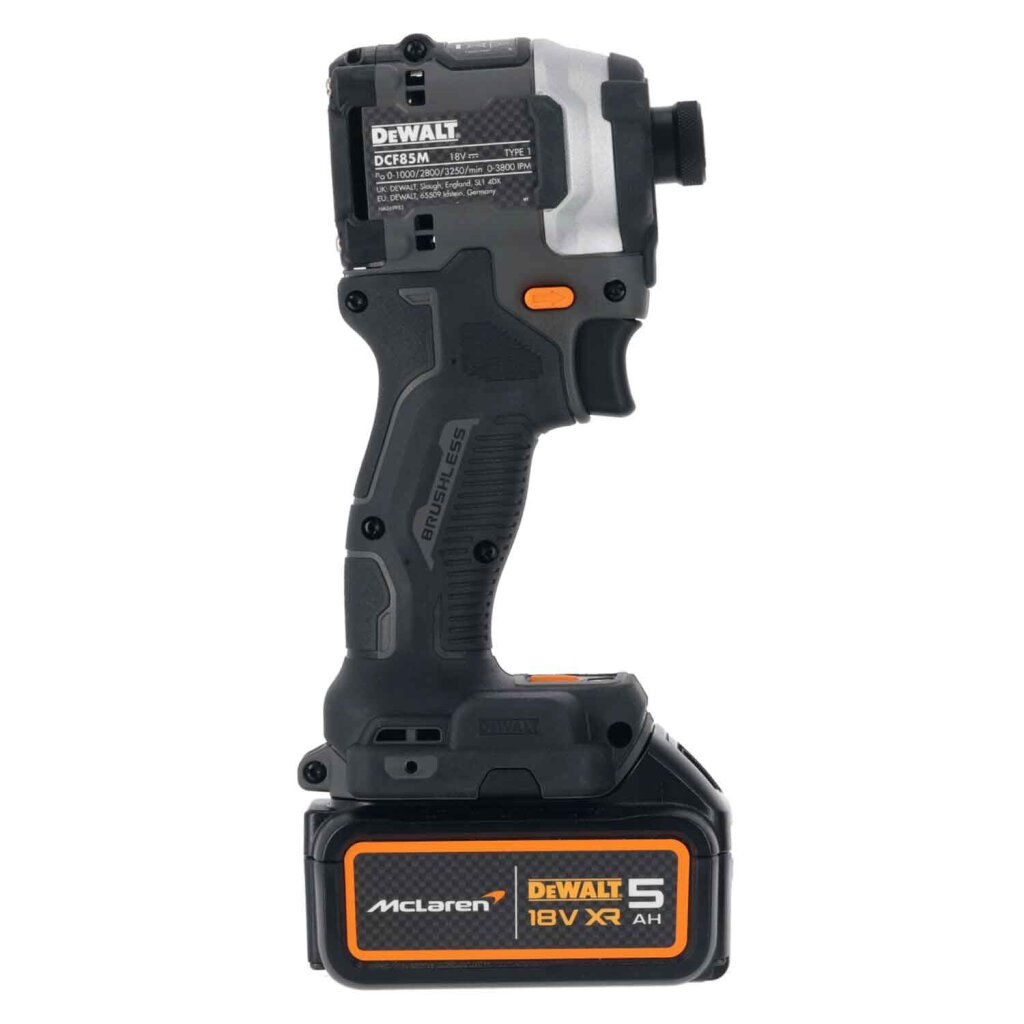 Шуруповёрт ударный McLaren F1 TEAM LIMITED EDITION DeWALT DCF85MP2T - Изображение 6