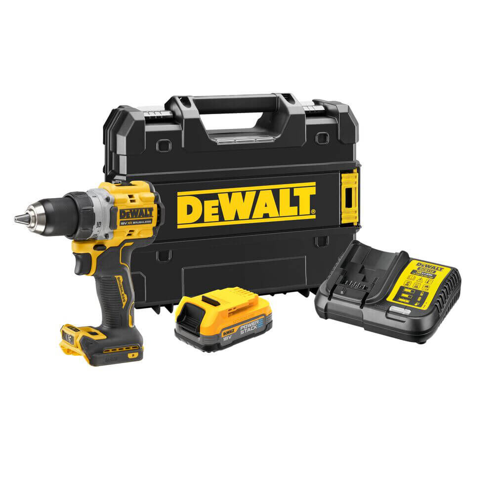 Дрель-шуруповёрт аккумуляторная бесщёточная DeWALT DCD800E1T - Изображение 1